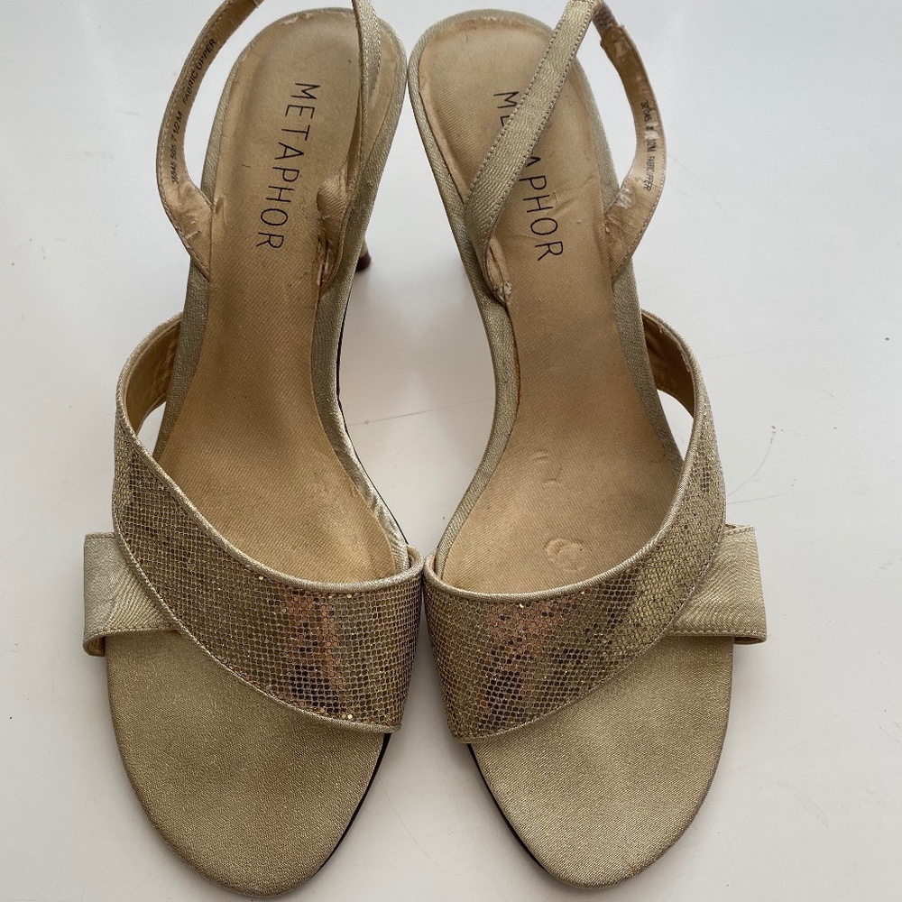 Gold heels from Metaphor